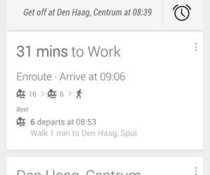 Google Now irá avisar quando você tem que descer de um trem ou ônibus