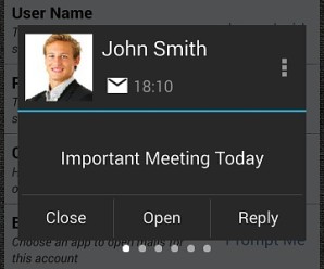 Modernize suas notificações de email no Android com o Email PopUp