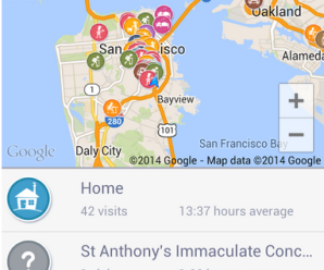 O aplicativo LifeStats permite ter um mapa do seu dia no seu Android