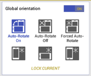 O app Rotation permite que você tenha controle sobre as configurações de orientação de tela do seu Android