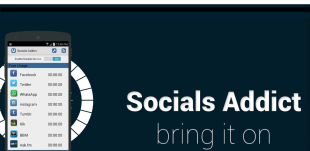 Socials Addict no Android