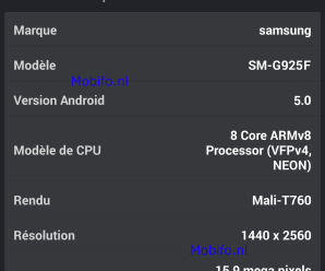 Novo vazamento de tela do Galaxy S6 no Antuntu tem uma câmera diferente, agora com 16 Megapixels