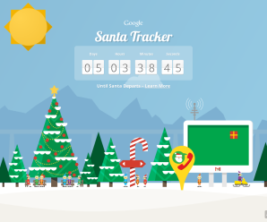 Acompanhe o caminho do Papai Noel com o Santa Tracker no seu celular ou computador