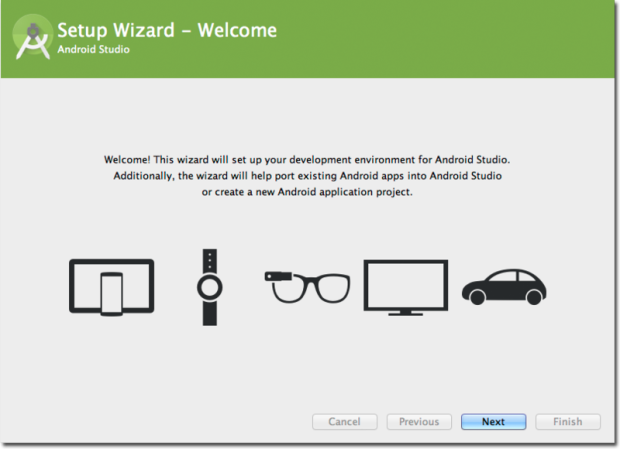 Tela do Android Studio 1.0 ( Fonte: AndroidCentral )
