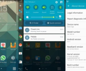 Vaza uma ROM beta do Android Lollipop para o Samsung Galaxy Note Edge