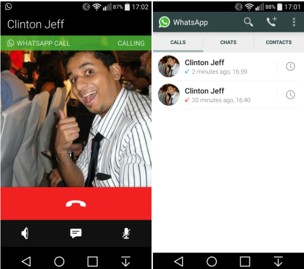 Ligaçẽos de voz no Whatsapp ( Via Android Police )