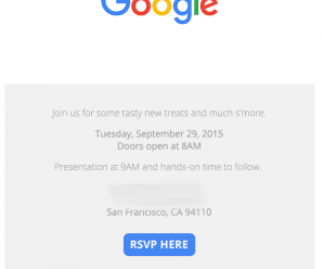 Google começa a enviar os convites para o evento do dia 29 de setembro