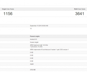 Benchmark do Nexus 6 da Huawei revela o  Snapdragon 810 , 3GB de RAM e Android 6.0