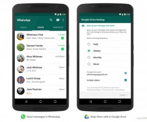 Whatsapp torna oficial o Backup para o Google Drive