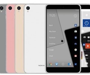 Outra renderização do Nokia C1 aparece , agora com Android e Windows 10