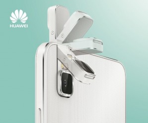 Teaser mostra um telefone da Huawei com câmera que gira