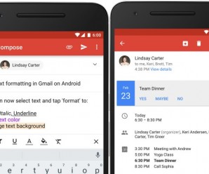 Gmail recebeu uma atualização para  a versão 6.0 com formatação de texto e RSVP ( baixe o apk )