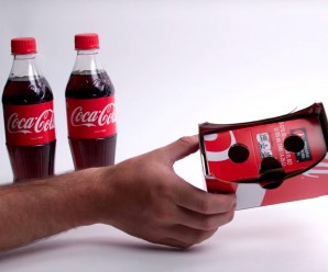 Que tal fazer um cardboard com as caixas de Coca-Cola ?