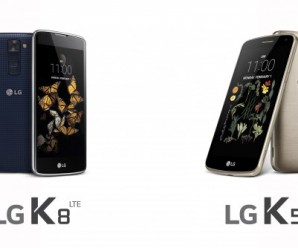 O LG K5 e LG K8 são os dispositivos de entrada que a LG está lançando