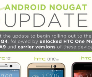 HTC 10 irá receber o Android 7.0 Nougat no quarto trimestre diz a fabricante