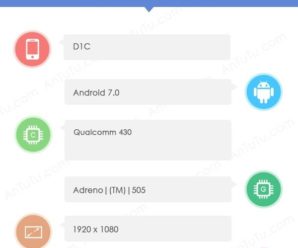 O Nokia D1C aparece no Antutu com display de 1080p e  3GB de RAM