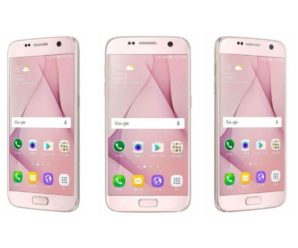 Samsung lança uma variante rosa ( pink ) do seu Galaxy S7