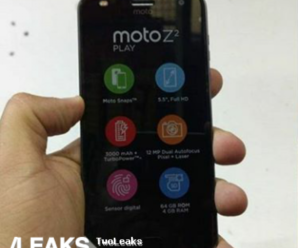 Aparecem na web imagens do novo Moto Z2 Play