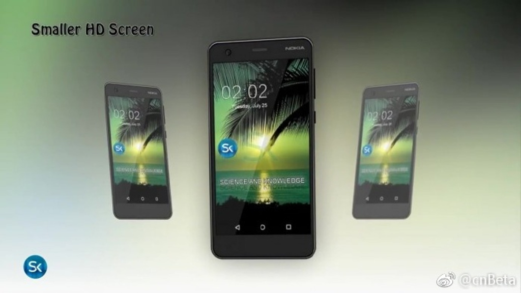 Renderizações do Nokia 2 vazam na rede Weibo