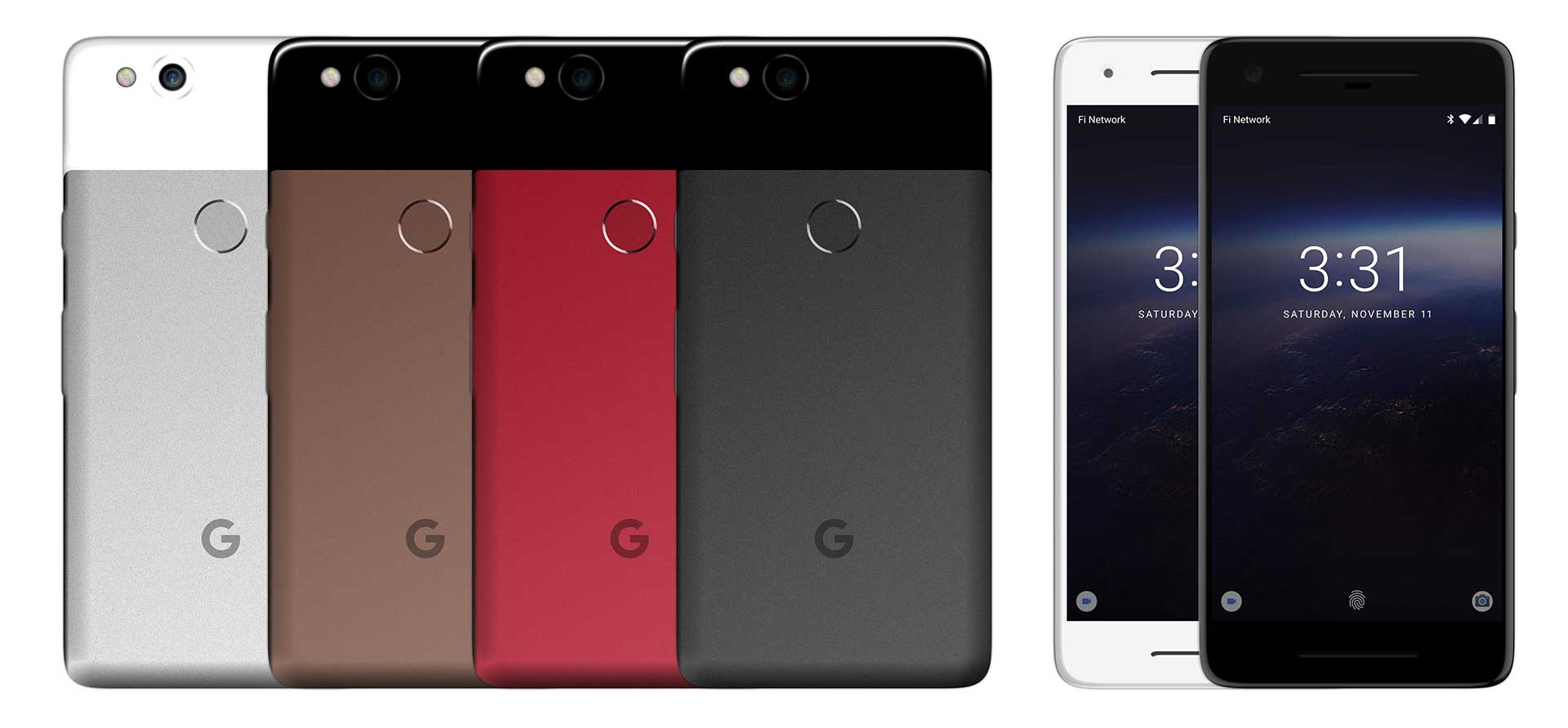 O Google Pixel 2 aparece em duas renderizações bem interessantes