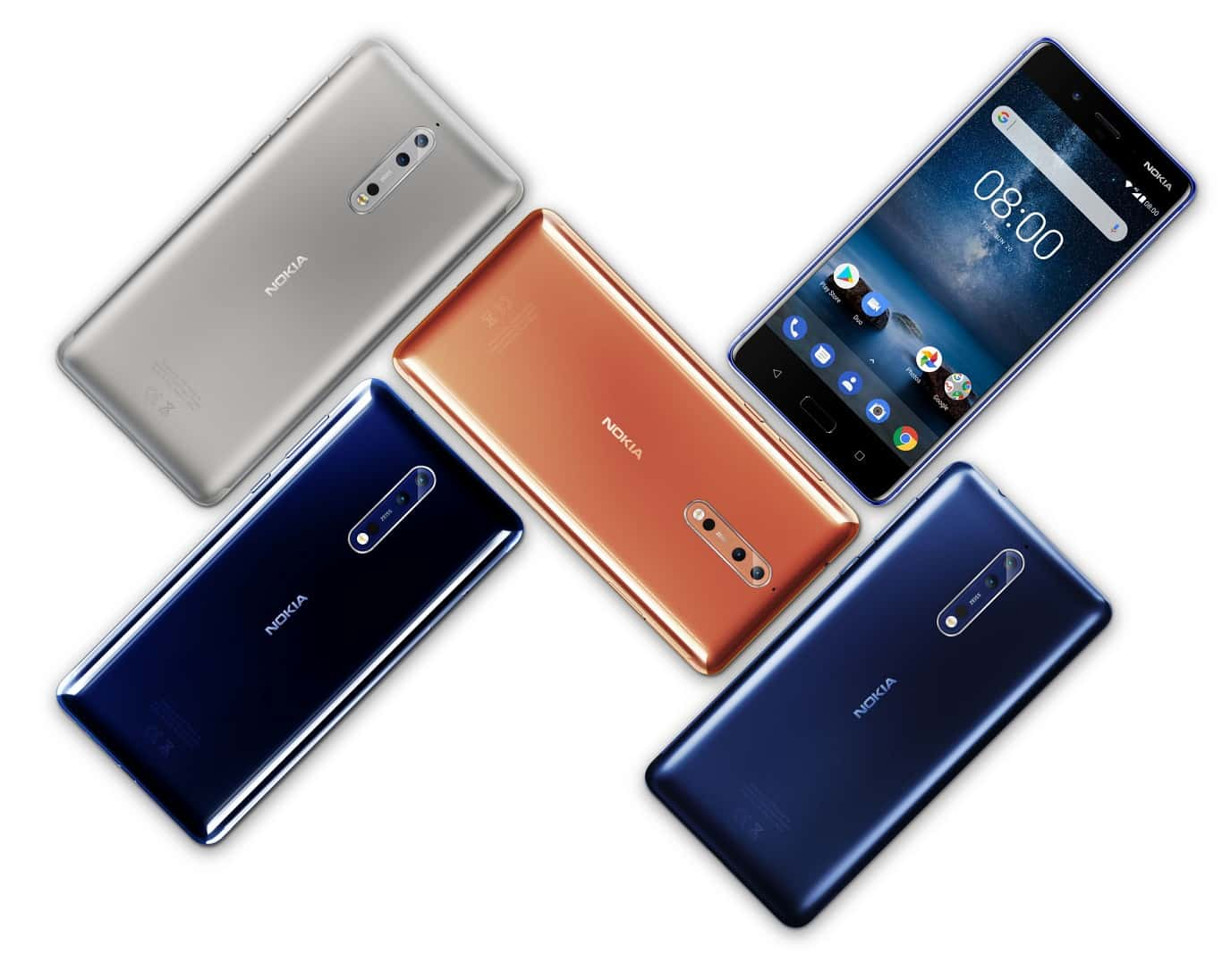 O Nokia 8 vai ser lançado na China e Estados Unidos com mais RAM