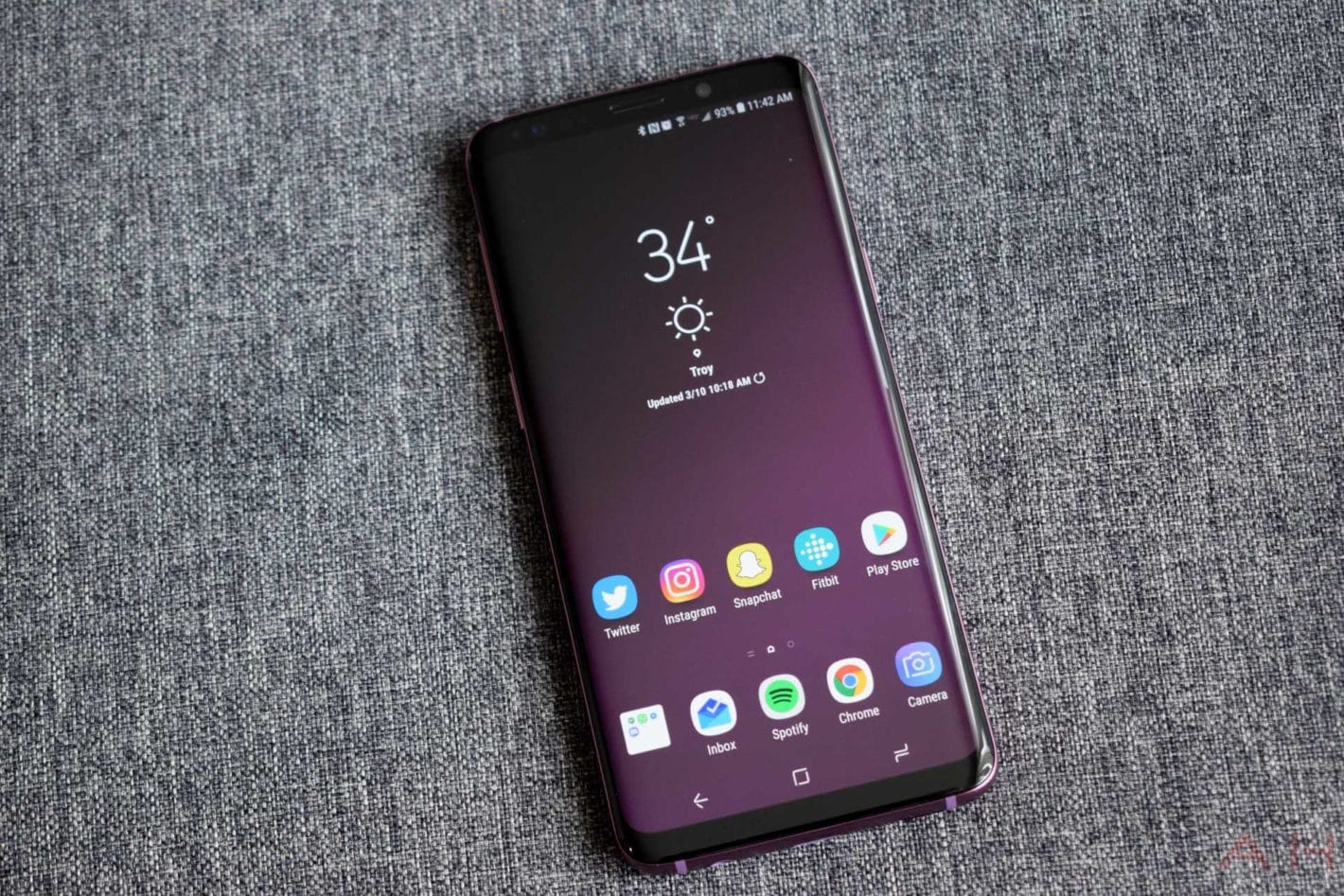 Alguns usuários do Galaxy S9 estão reportando pontos cegos no touchscreen