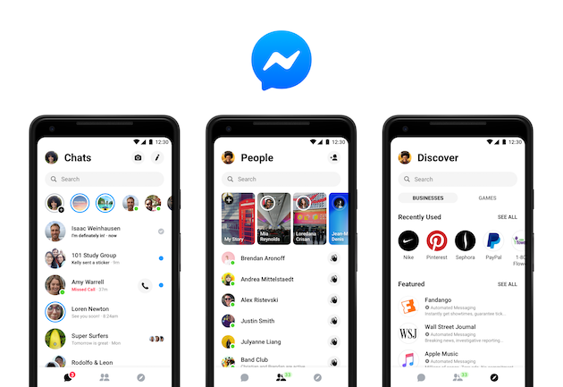 O Facebook Messenger 4 vem com um design mais simplificado